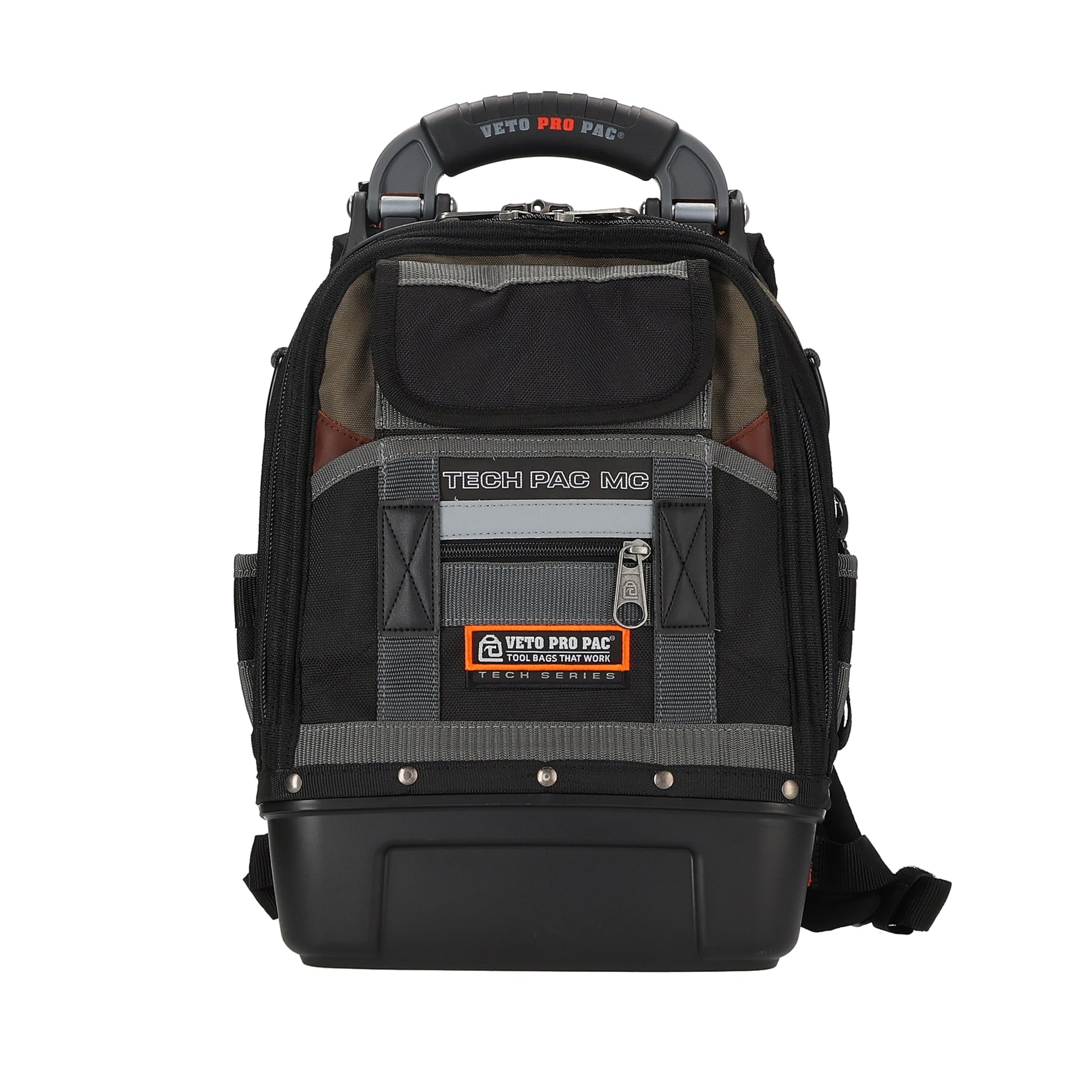 Veto Pro Pac TECH PAC MC Original Nylon 12-in W x 9-in D x 17-in L Zippered Backpack