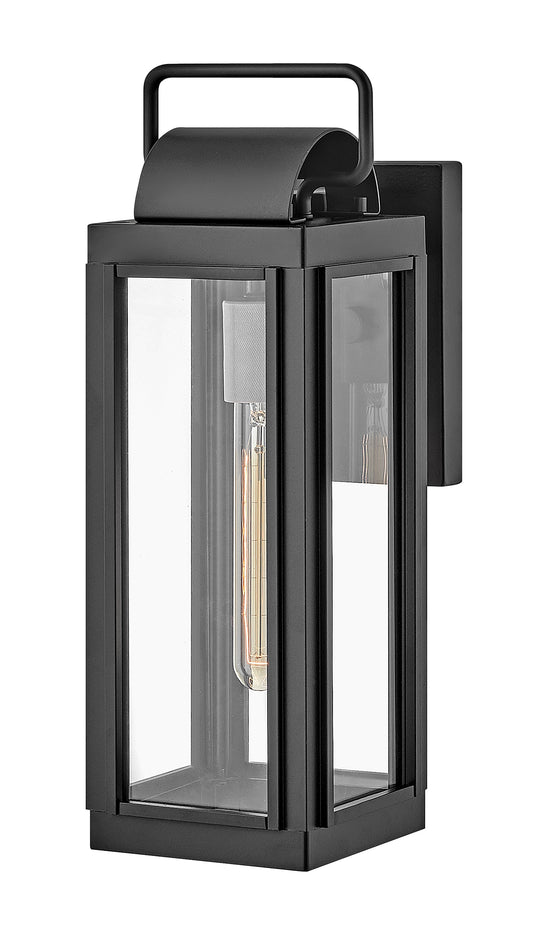 Hinkley Sag Harbor 1 -Light 16.25-in H Satin Black Hardwired Outdoor Wall Light 6588935