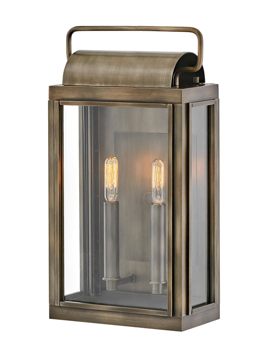 Hinkley Sag Harbor 2 -Light 16.5-in H Brushed Bronze Hardwired Outdoor Wall Light 6588932