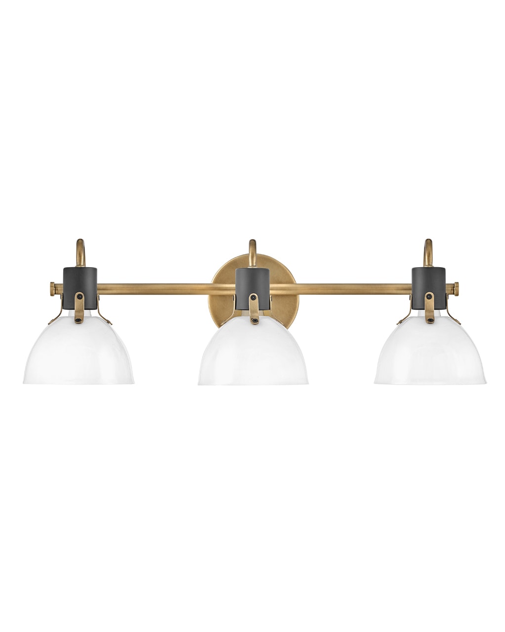 Hinkley Argo 24.5-in 3 -Light Satin Brass Modern/contemporary Vanity light 6588836