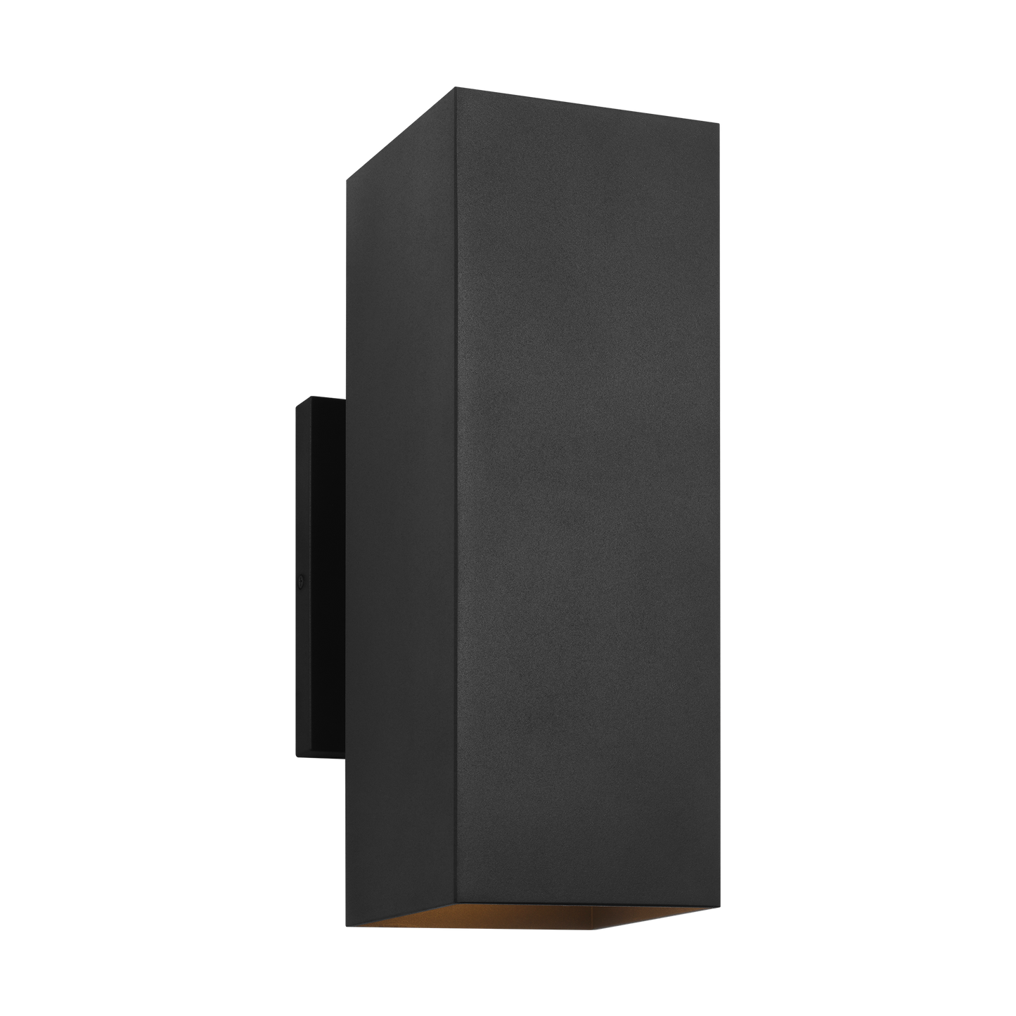 Generation Lighting Pohl Coastal 2 -Light 14.25-in H Black Hardwired Outdoor Wall Light