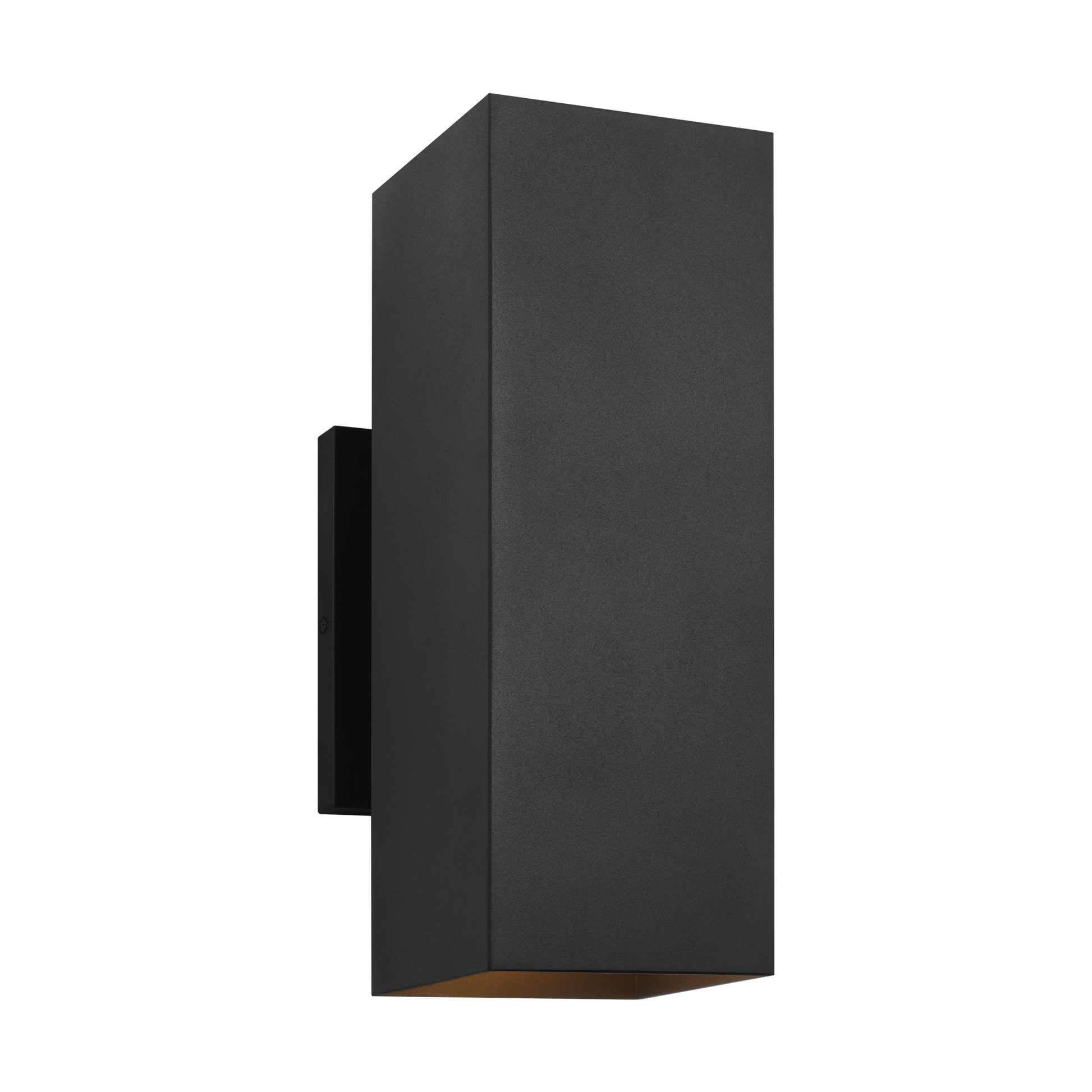 Generation Lighting Pohl Coastal 2 -Light 14.25-in H Black Hardwired Outdoor Wall Light