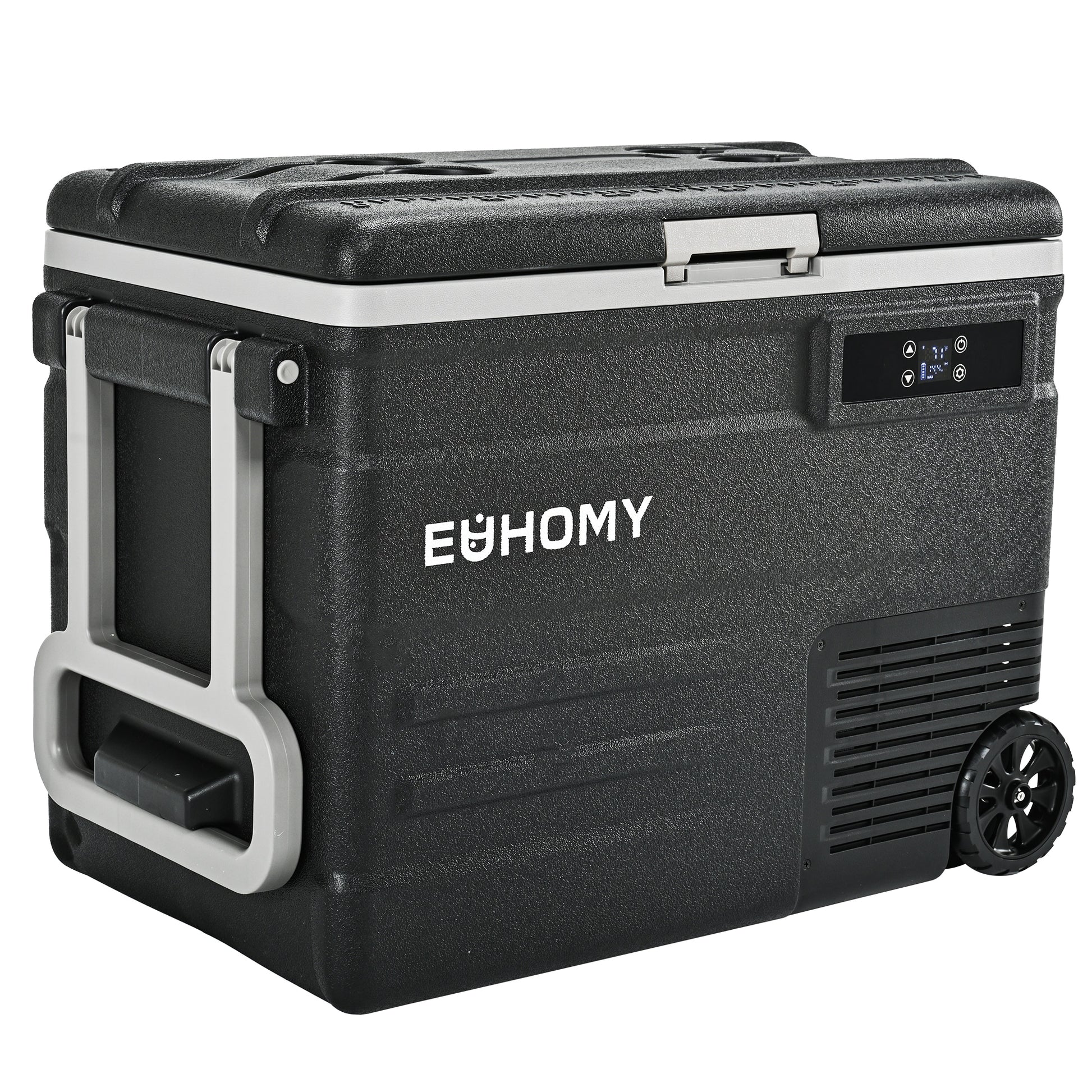 SIMZLIFE 1.94-cu ft Garage Ready Chest Freezer Convertible to Refrigerator ( Black )