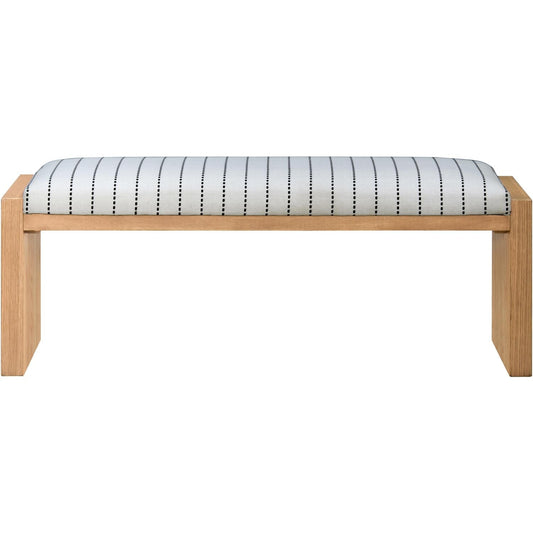 Livabliss Becki Owens Kapri Modern Tan Accent Bench 48-in x 18-in x 18-in
