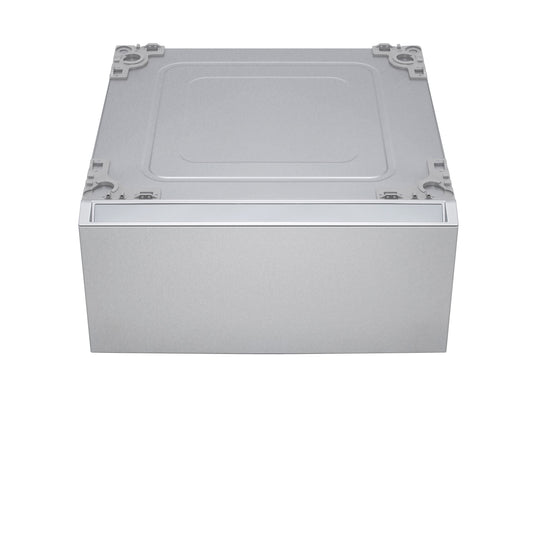 LG Universal Laundry Pedestal ( Platinum Steel ) with Storage Drawer