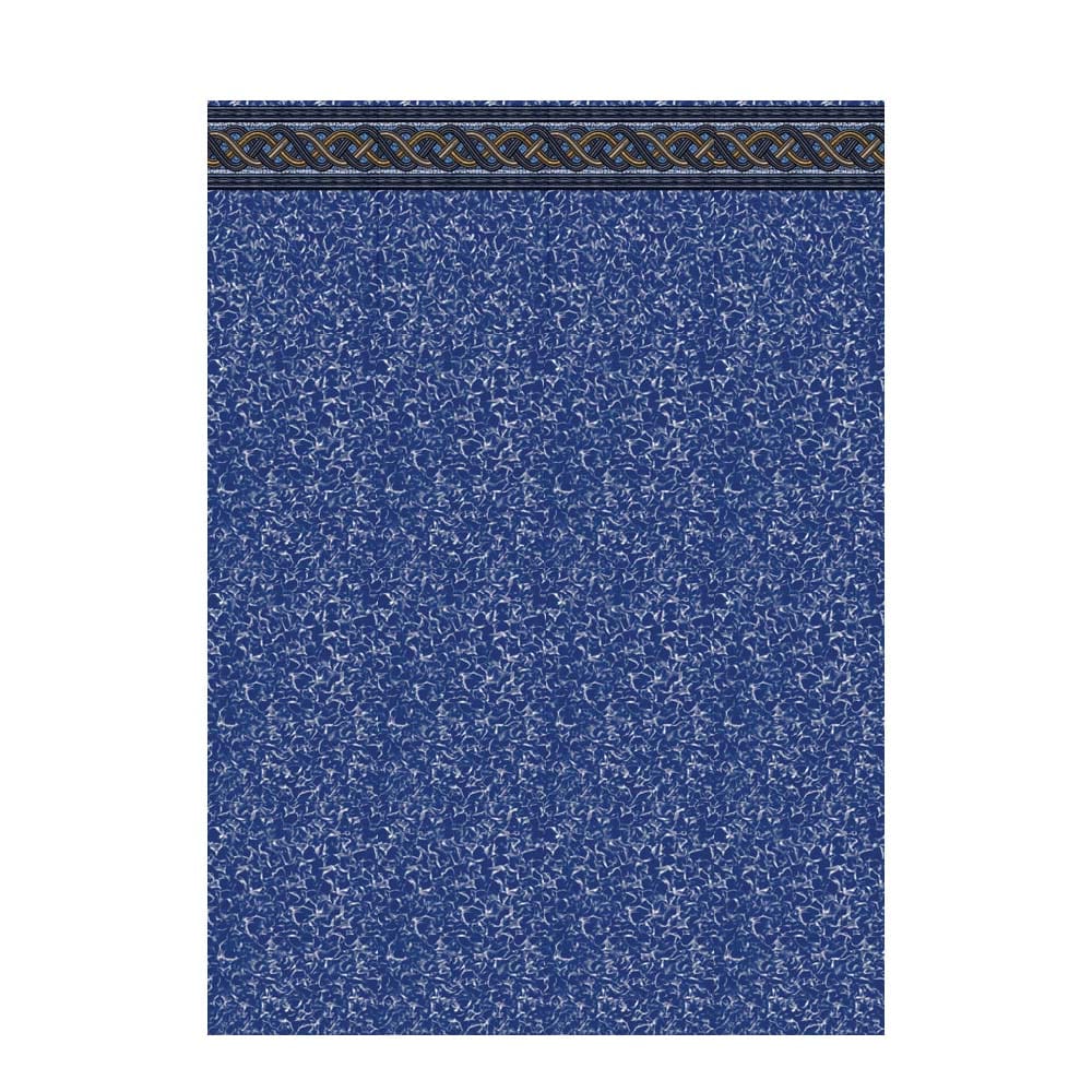 Ocean Blue Crystal Wave 15 x 30 x 52 oval 15-mil Blue Vinyl Pool Liner