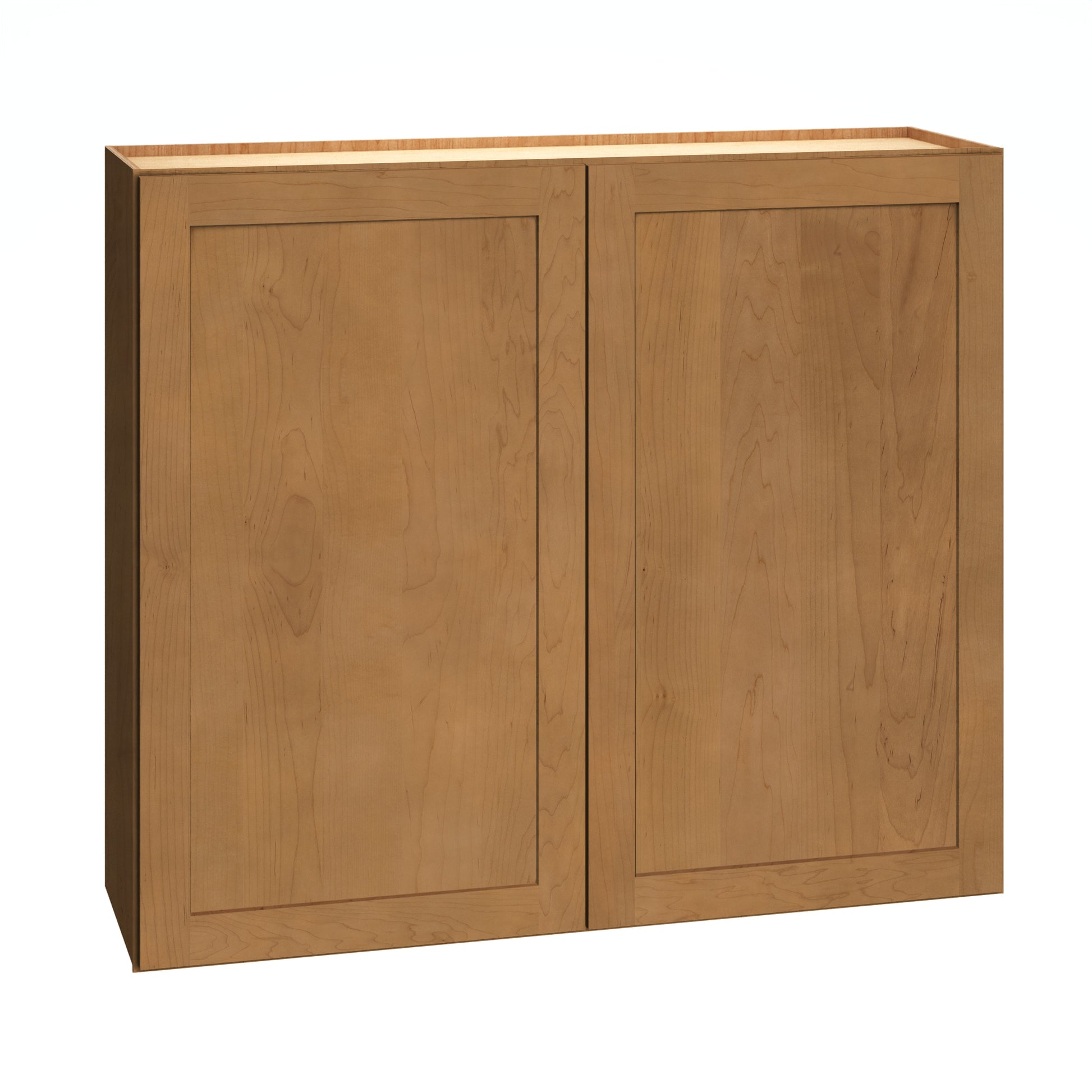 Diamond Express Jamestown 42-in W x 36-in H x 12-in D Sahara Brown Wall Fully assembled Plywood Cabinet (Recessed Panel Shaker)