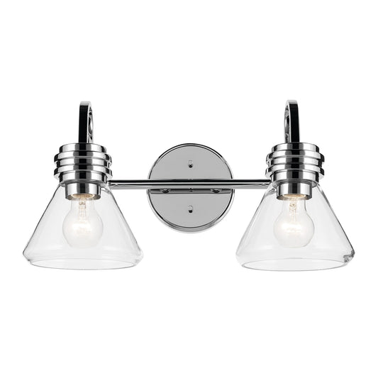 Kichler Farum 19.25-in 2 -Light Chrome Modern/contemporary Vanity light 6814553