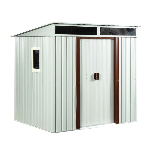 Xspracer 4.58-ft x 6.08-ft Galvanized steel Storage Shed