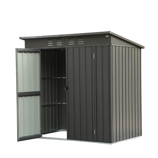 Kahomvis 3.5-ft x 5.5-ft Galvanized steel Storage Shed
