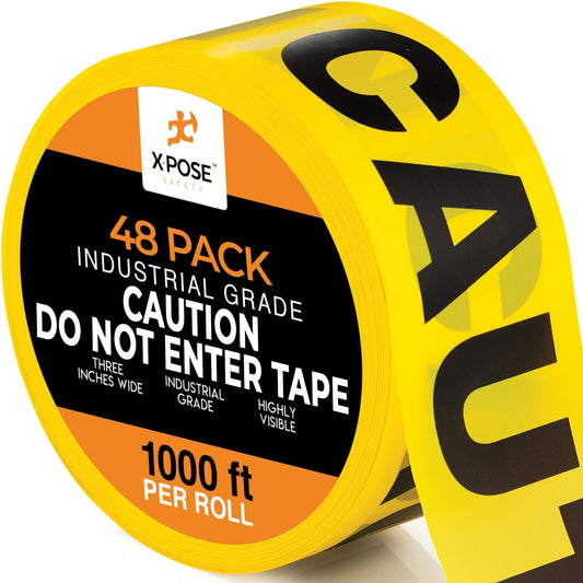 XPOSE SAFETY 3-in W x 1000-ft L Yellow Warning Vinyl Safety Tape