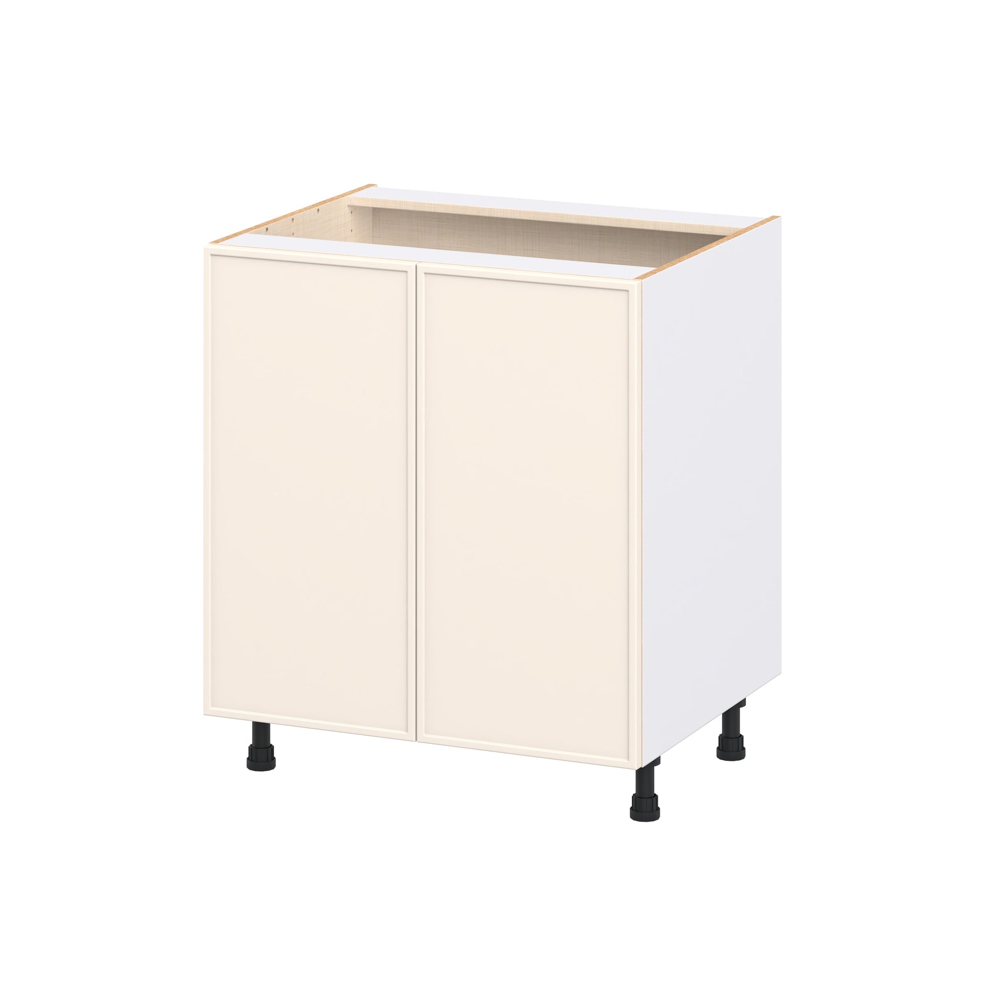 Hugo&Borg Chapel Hill 30-in W x 34.5-in H x 24.66-in D Washed Linen Base Fully assembled Cabinet (Flat Panel Shaker)