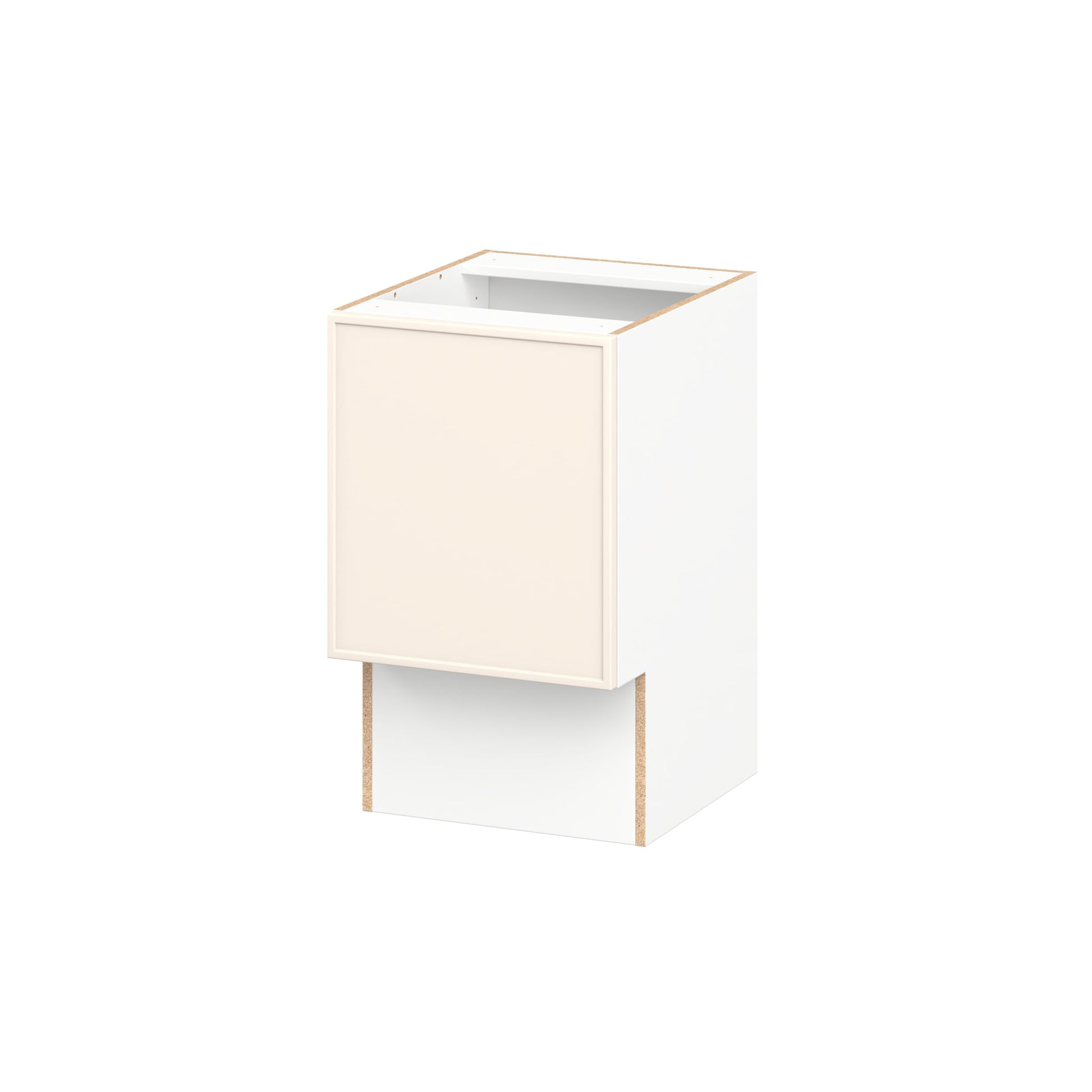 Hugo&Borg Chapel Hill 18-in W x 30-in H x 21.99-in D Washed Linen Base Fully assembled Cabinet (Flat Panel Shaker)