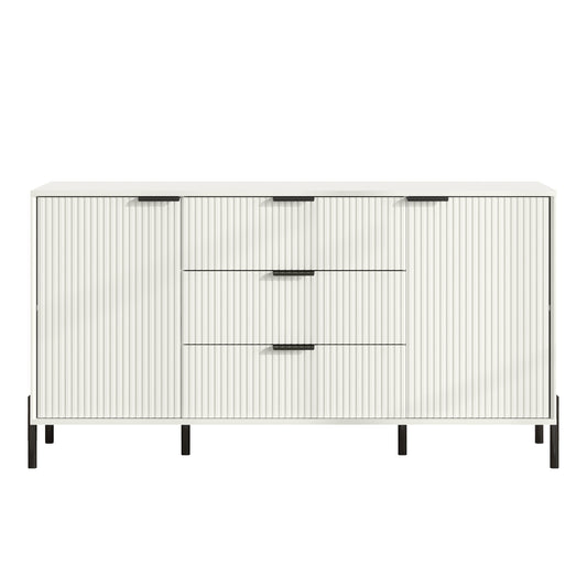 Festivo White 3 -Drawer Combo dresser