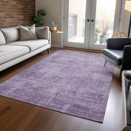 Addison Rugs Chantille ACN1650LV 8 x 10 (ft) Loomed Lavender Rectangular Indoor/Outdoor Machine washable Pet Friendly Area rug