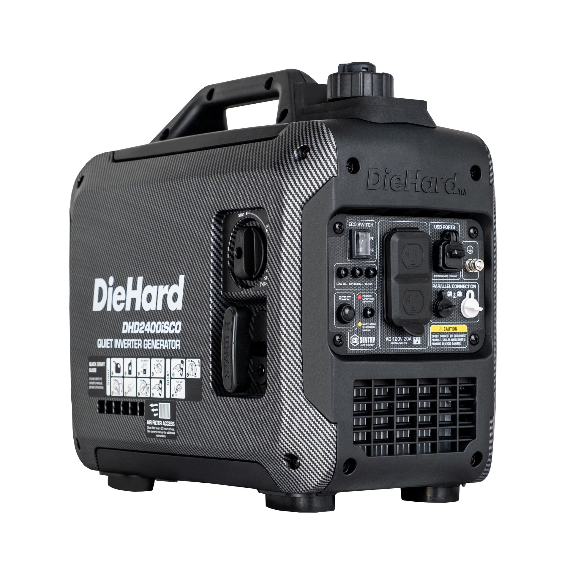 DieHard 2400 -Watt Single Fuel (Gasoline) Inverter Generator