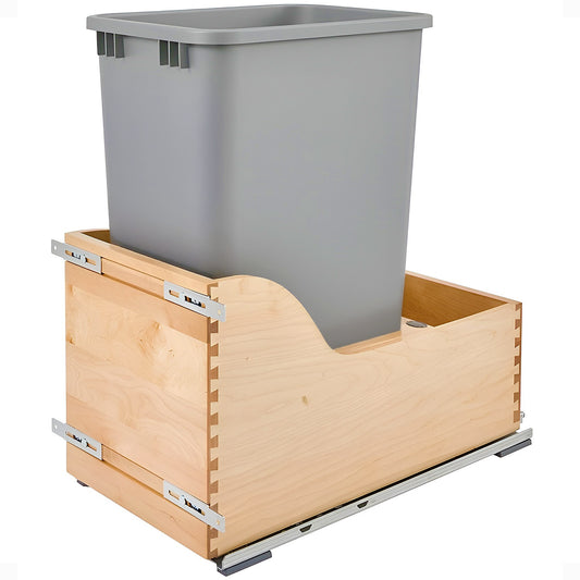 Rev-A-Shelf 12-in x 22-in x 23-in 50-Quart Soft Close 1 Pull-out trash can