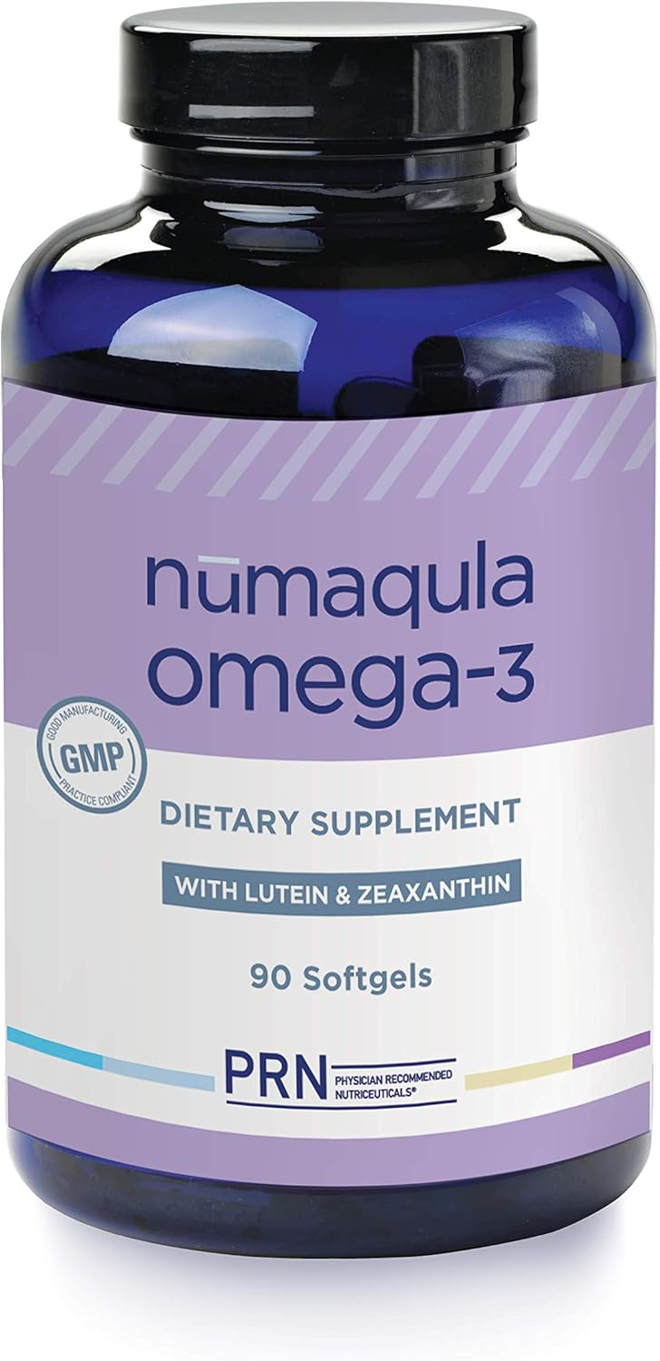 PRN nūmaqula Omega-3 \u2013 High DHA Supplement with Lutein & Zeaxanthin - 1400mg DHA & 400mg EPA in Re-Esterified Triglyceride - Important Nutrients for Macula & Retina Support \u2013 1 Month Supply