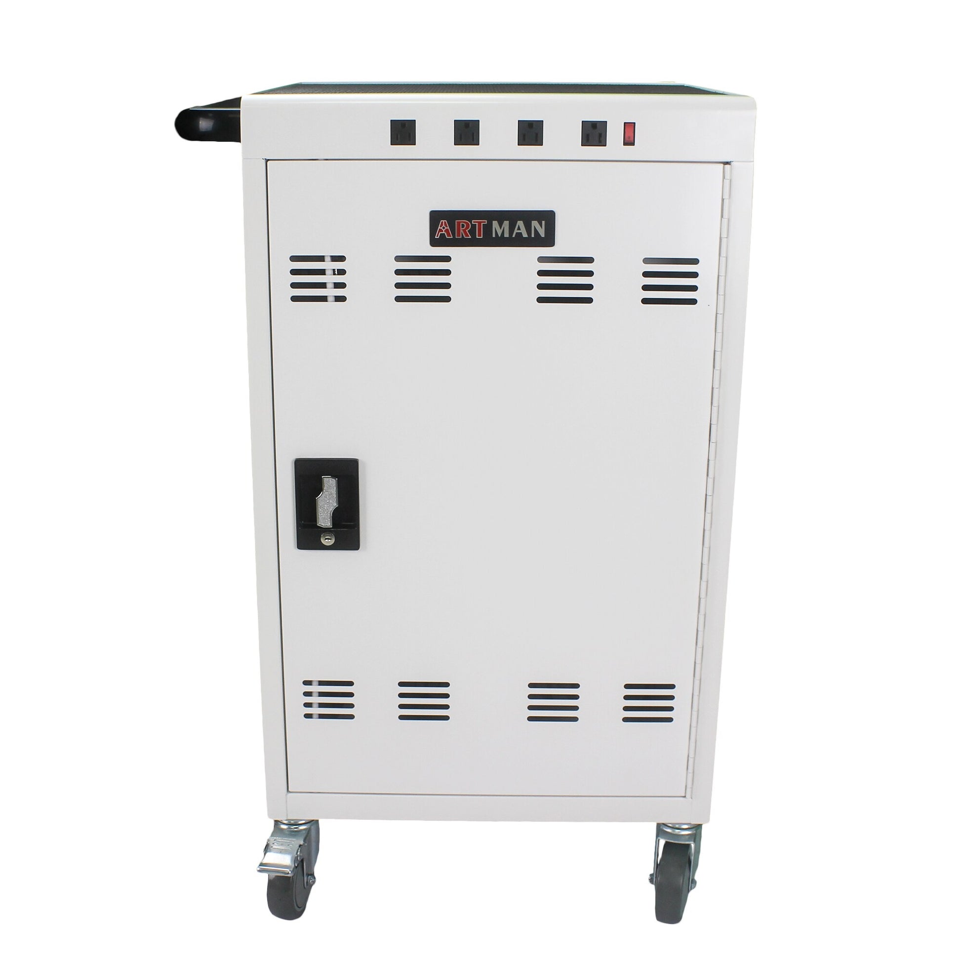 LOVMOR Mobile Charging Cart and Cabinet for Tablets Laptops