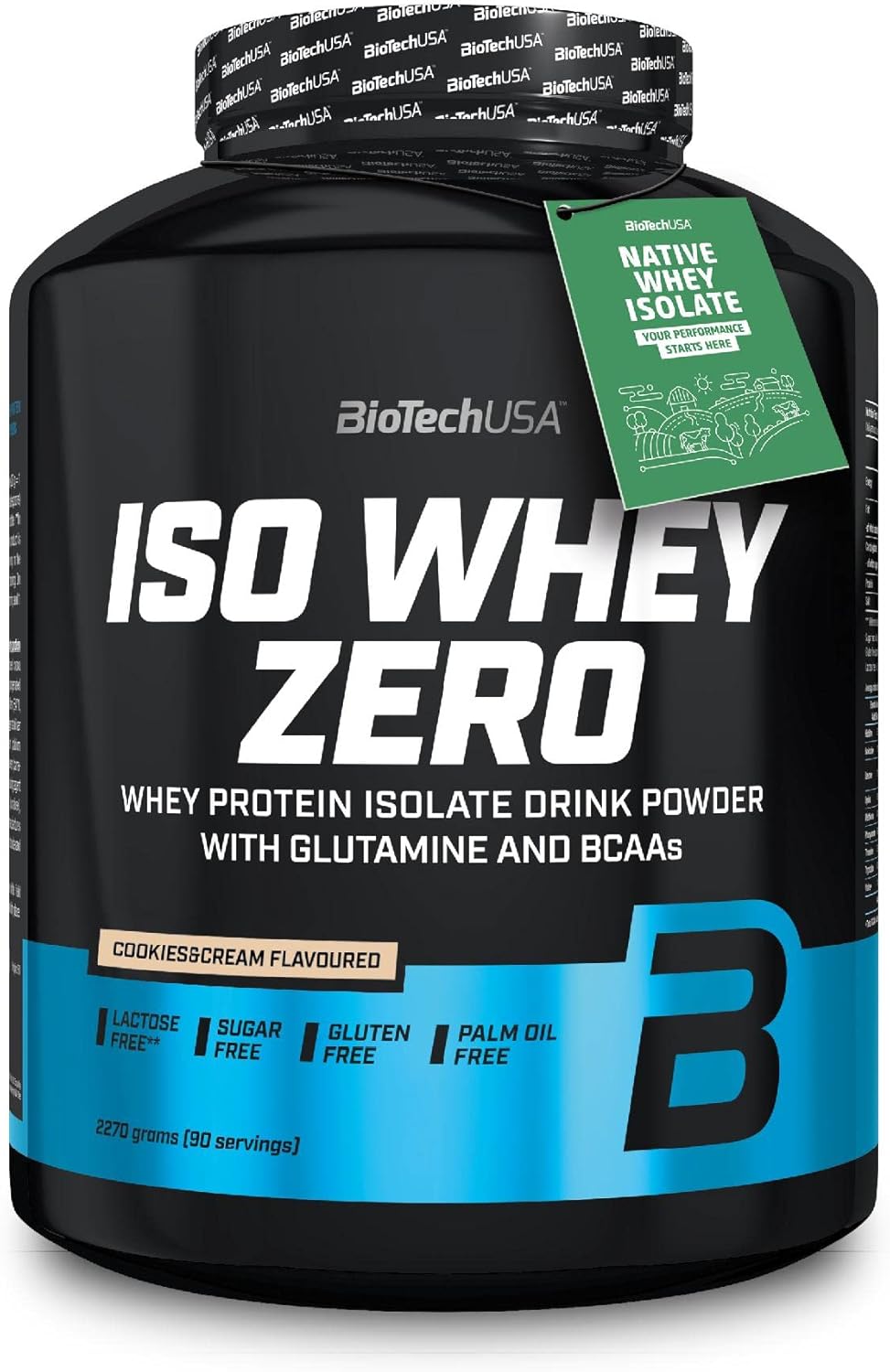 BioTech USA Iso Whey Zero - Cookies & Cream - 2.27kg by BiotechUSA