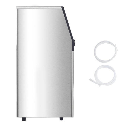 SVOPES Commercial Ice Maker 160-lb Ice Per day Cubed Ice Maker ( Stainless steel )