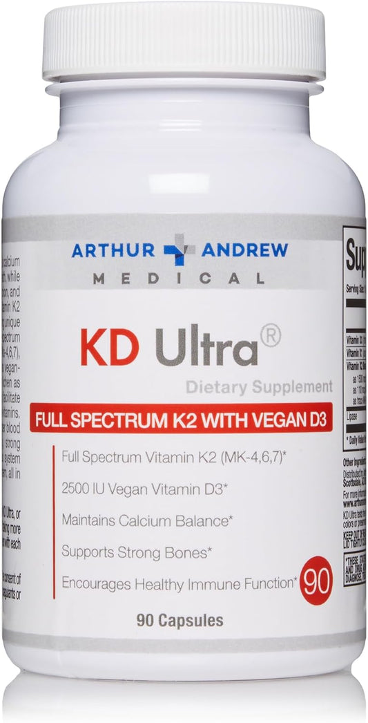 Arthur Andrew Medical, KD Ultra, Immunity, Heart and Bone Health, 90 Capsules