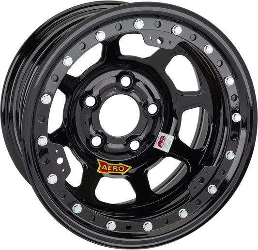 Aero Race Wheel 53-184730 15X8 3IN 4.75 BLACK