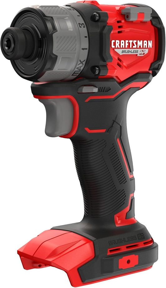 CRAFTSMAN V20 Cordless Screwdriver, Bare Tool Only (CMCF610B)