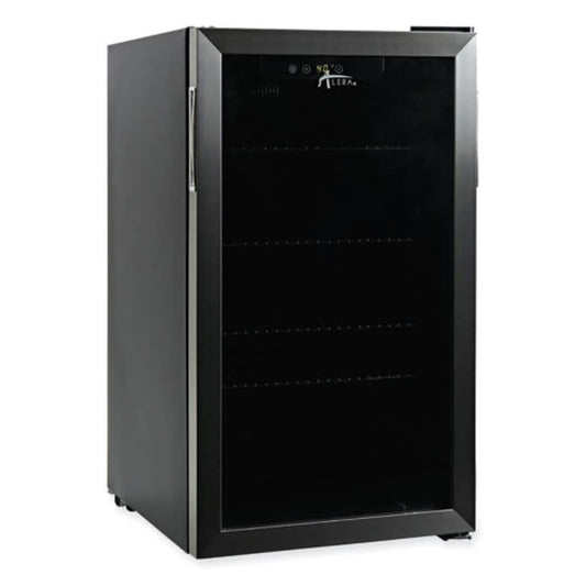 Alera JC-90VEL-F 3.4 Cu. Ft. Stainless Steel Beverage Cooler - Stylish and Efficient