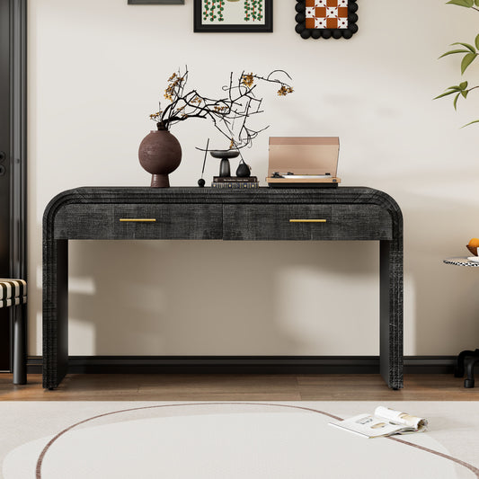 Dexmalle  Unique Retro Silhouette Console Table with Open Style