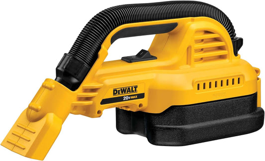 DEWALT 20V MAX Hand Vacuum, Cordless, for Wet or Dry Surfaces, 1\/2-Gallon Tank, Washable Filter, Portable, Bare Tool Only (DCV517B)