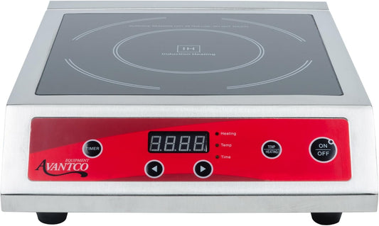 Avantco IC3500 Countertop Induction Range / Cooker - 208/240V, 3500W