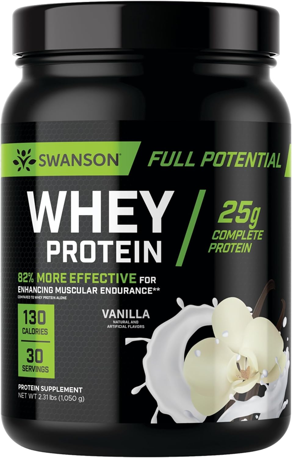 Swanson Full Potential Whey Protein - Vanilla