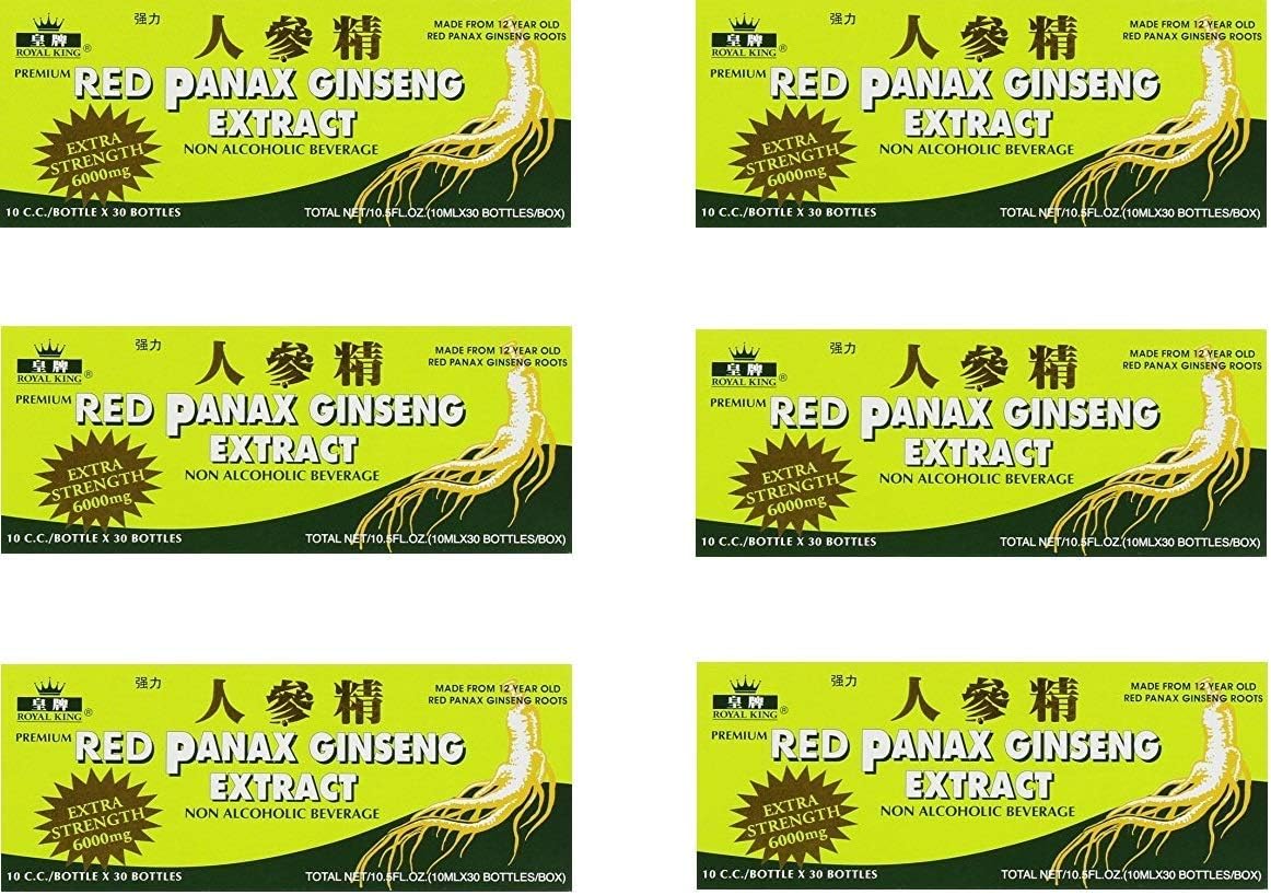 Royal King Red Panax Ginseng 30\/10 6000mg (6 Boxes)