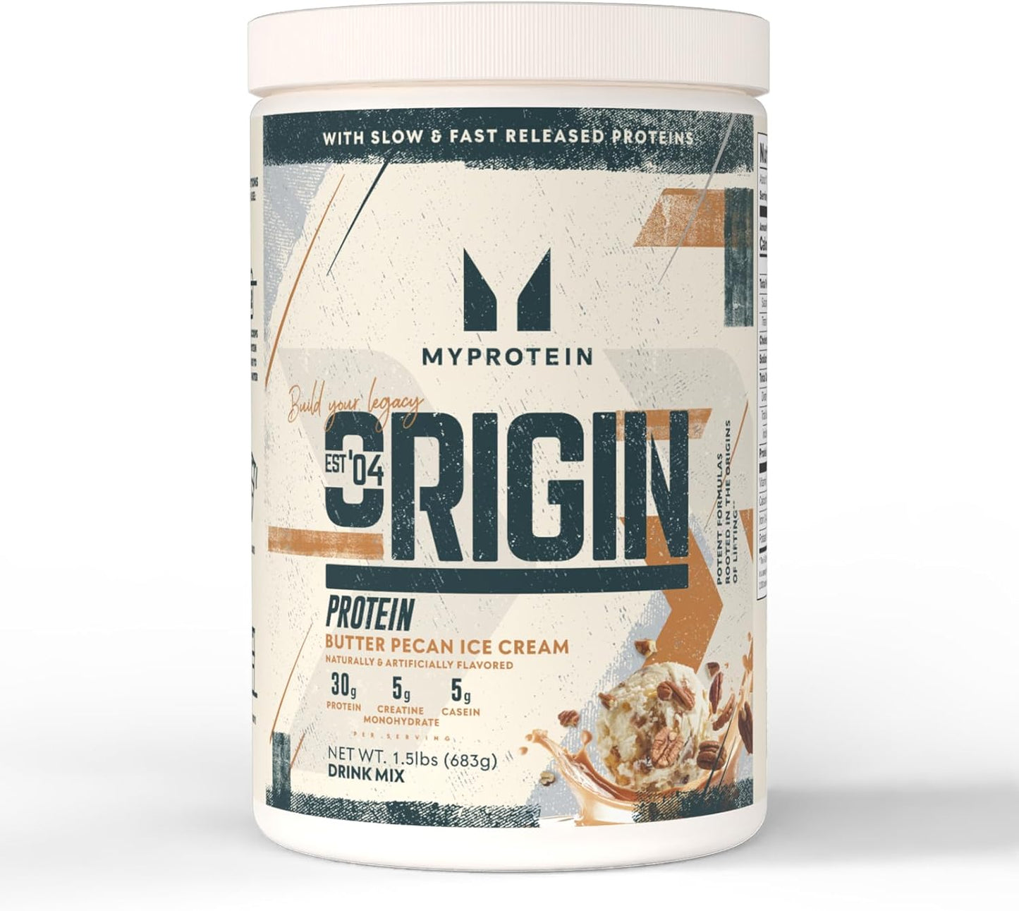 Myprotein Origin Protein, Butter Pecan Ice Cream, 15 Servings (USA)