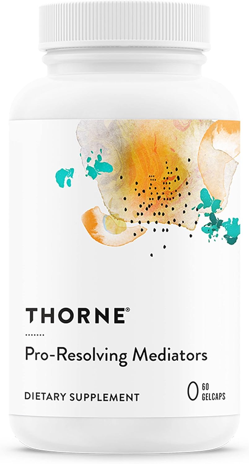 THORNE - Pro-Resolving Mediators - Combines Pre-Resolving Mediators with EPA and DHA - Supports a Balanced Response and Healthy Brain Structure* - 60 Gelcaps