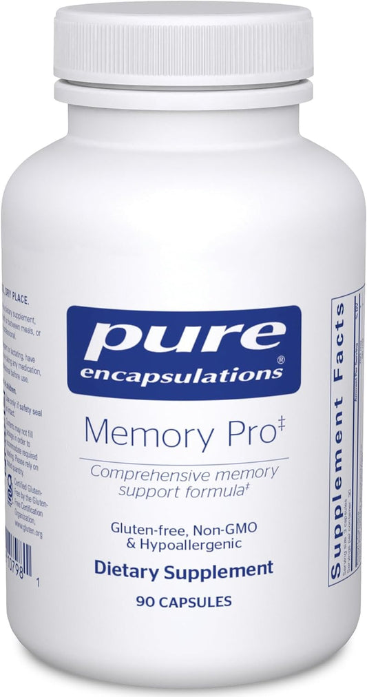 Pure Encapsulations Memory Pro | Comprehensive Memory Support Formula | 90 Capsules