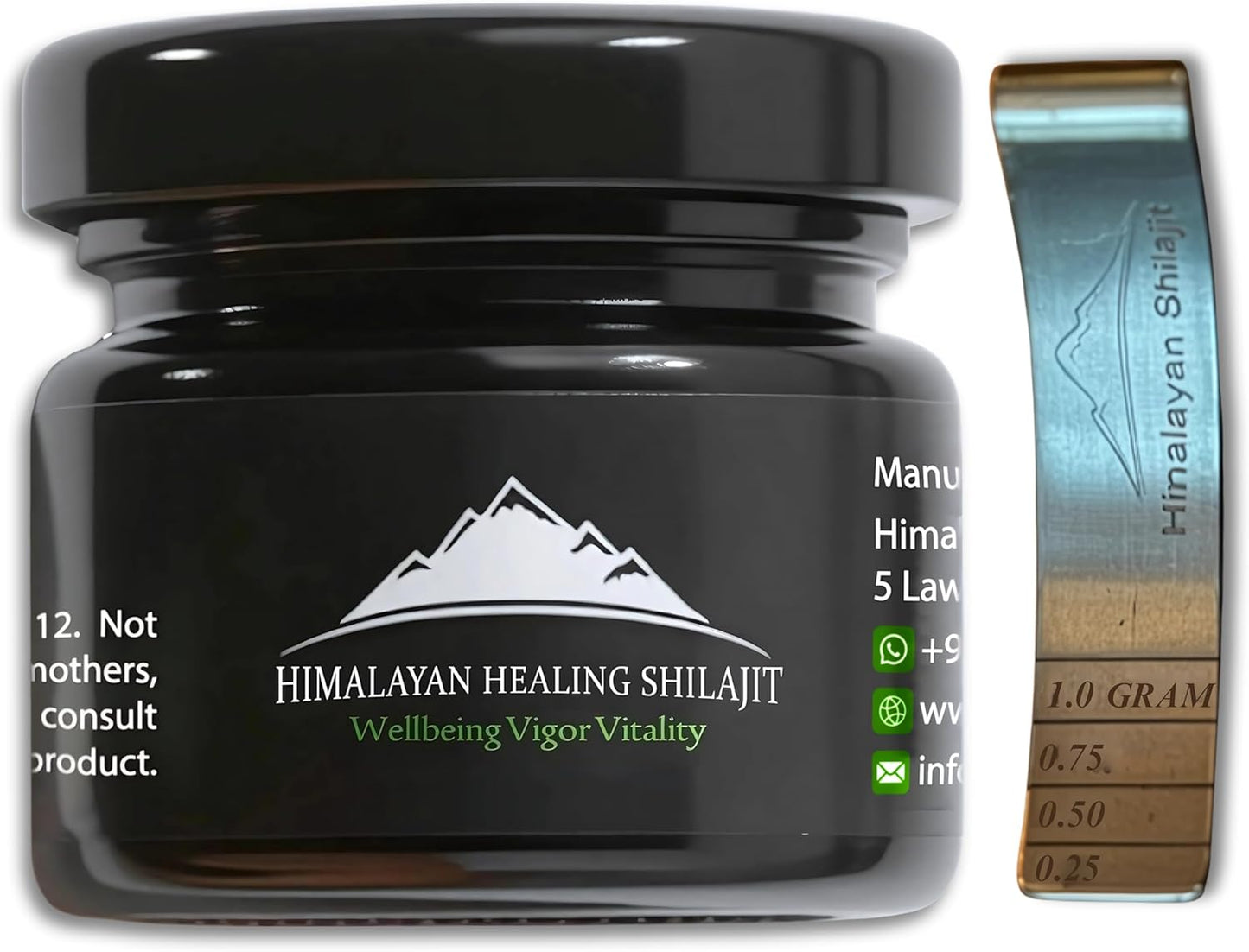 Gold Grade Himalayan Shilajit Resin For Men & Women | 500MG Max Potency | Lab Tested 100% Organic Shilajit With 85+ Trace Minerals & Fulvic Acid For Focus, Energy And Immunity 30 Gram