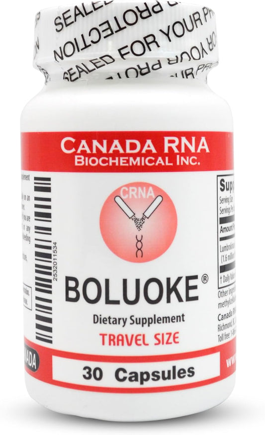 Boluoke Canada RNA (Lumbrokinase) for Circulatory Health, 30 caps