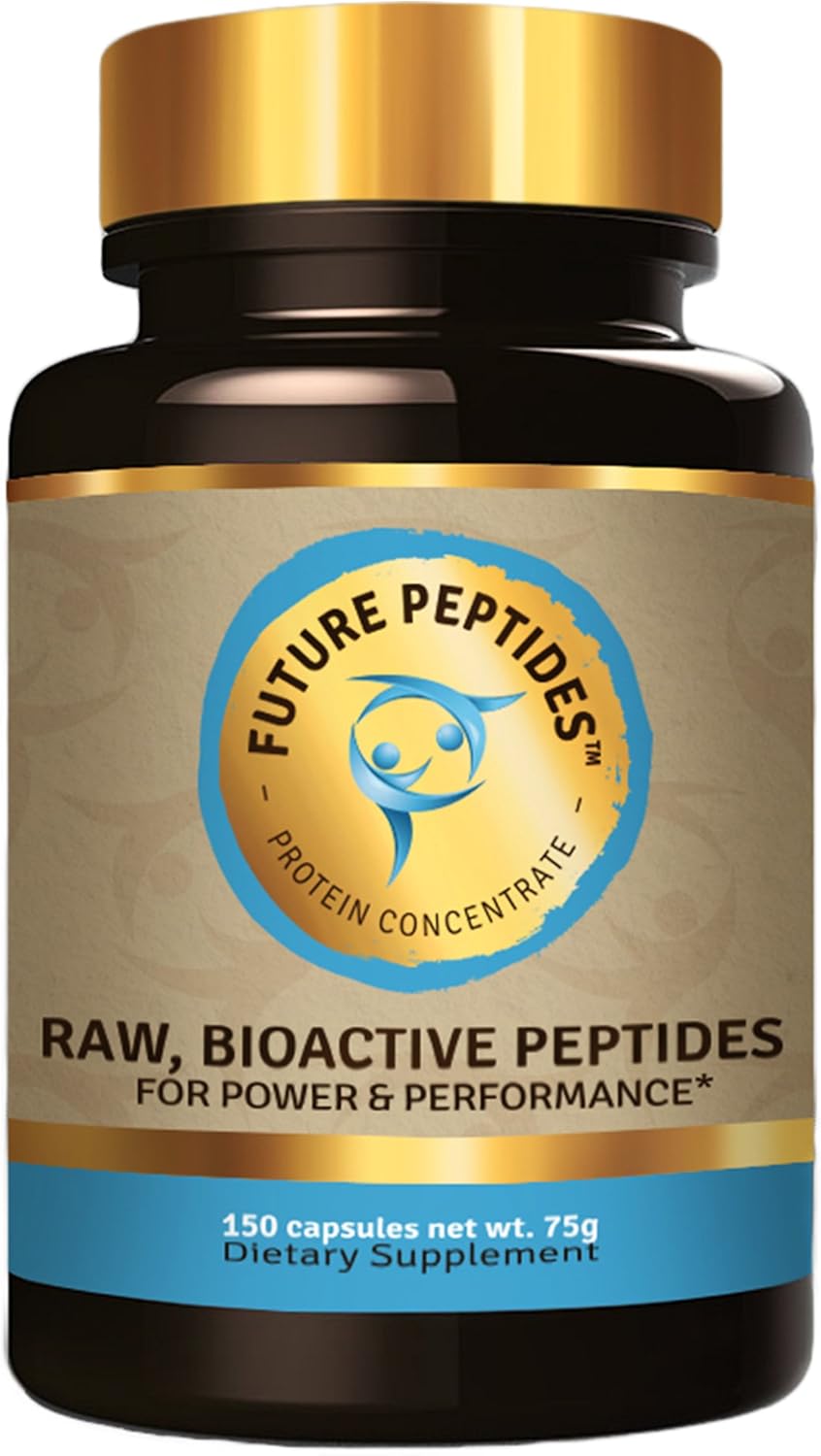 Future Peptides™ Pure Protein: Best Protein Capsules, Amino Acids Raw Food for Pre Workout and Post Workout Supplements. Takes The Place of Whey Protein Powder. Perfect for Crossfit Training.