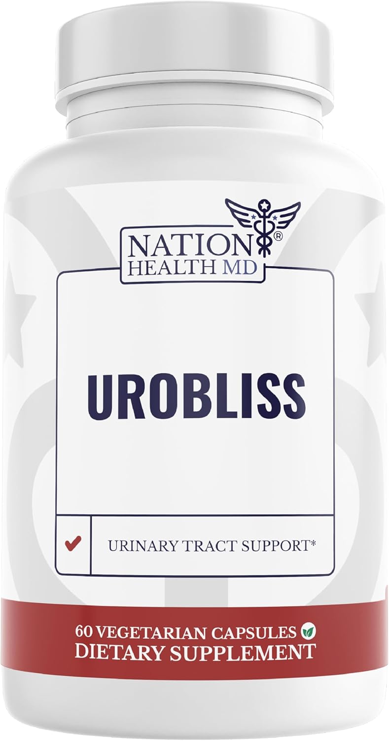 UroBliss Formula for Urinary Tract Support - D Mannose 1000mg Capsules with Cranberry Extract for Feminine Care and UTI-Health, 60 Capsules