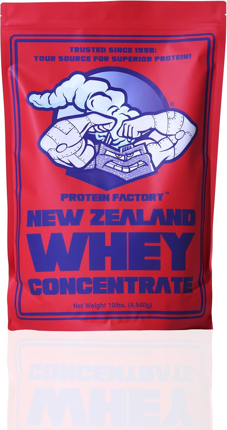 New Zealand Whey Protein - 10 lbs - 100% Grass Fed, Non-GMO, No Soy, Imported Directly from New Zealand, 150 Servings