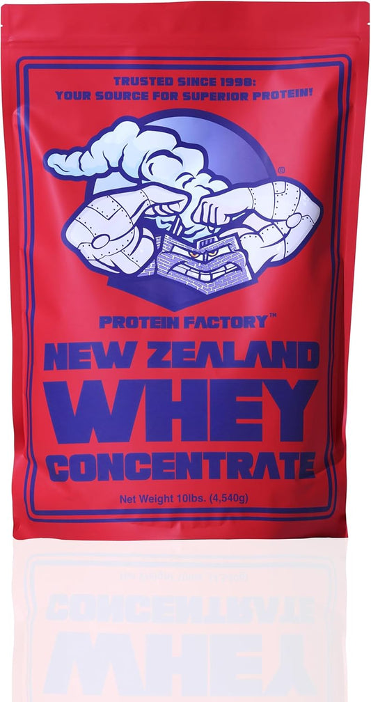 New Zealand Whey Protein - 10 lbs - 100% Grass Fed, Non-GMO, No Soy, Imported Directly from New Zealand, 150 Servings