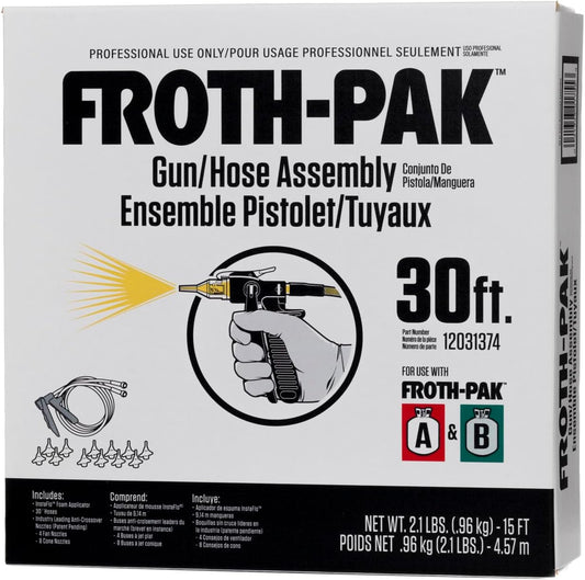 Froth-Pak 30' Spray Foam Gun Hose Assembly