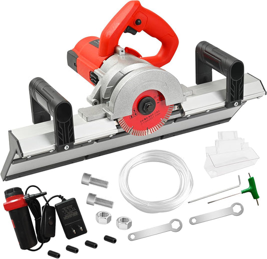 Professional 45° Tile Edge Cutter – 43 Degree Electric Chamfering Machine with Auto Water Spraying for Porcelain & Ceramic Tile Work, Labor-saving Tool