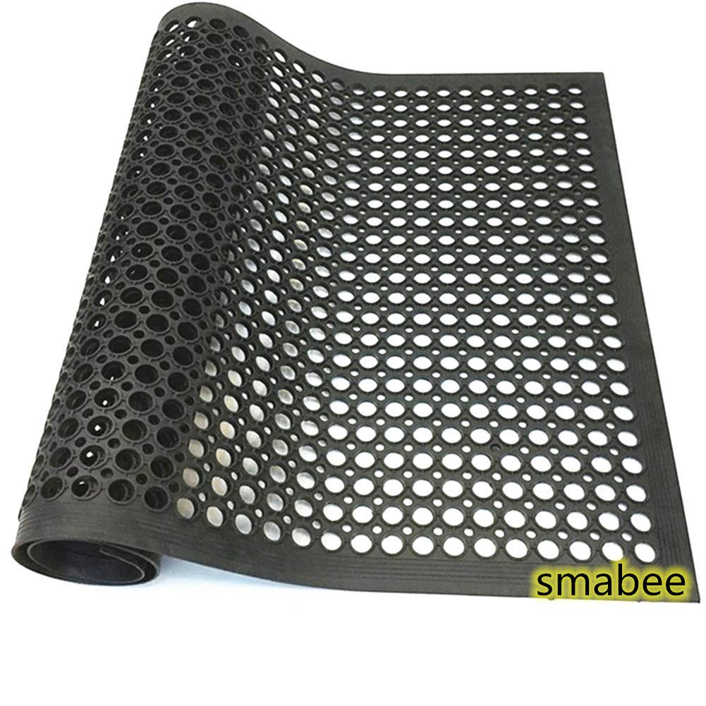 Anti-Fatigue Non-Slip Rubber Floor Mat Heavy Duty Mats 36"x60" for Outdoor Restaurant Kitchen Bar