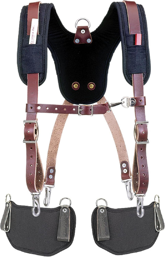 Occidental Leather Stronghold Comfort Package - Combines 5055 Stronghold Suspension System & 9008 Hip Buddies - Accepts Any Bag Up to 7.5” Wide - Made in USA