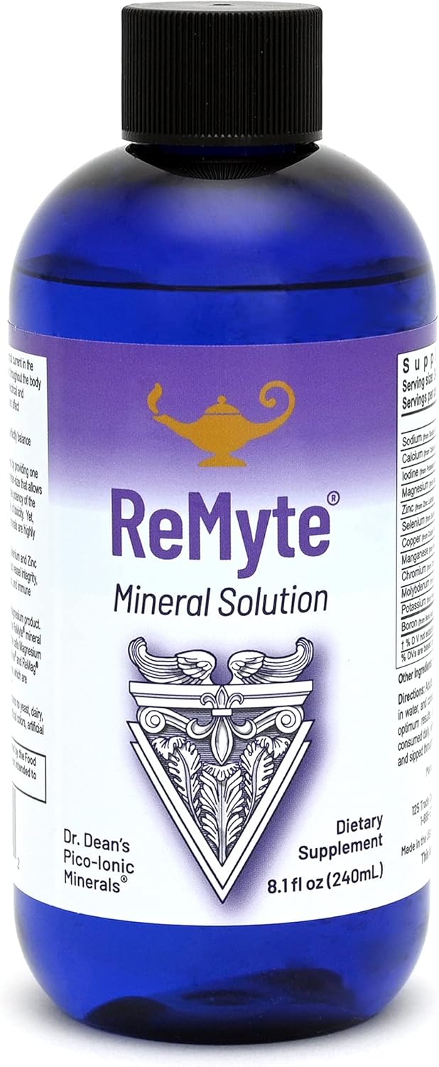 RnA ReSet ReMyte \u2013 Electrolyte Mineral Solution with Magnesium, Iodine, Selenium & Zinc, 8.1 Fl Oz (1-Pack)