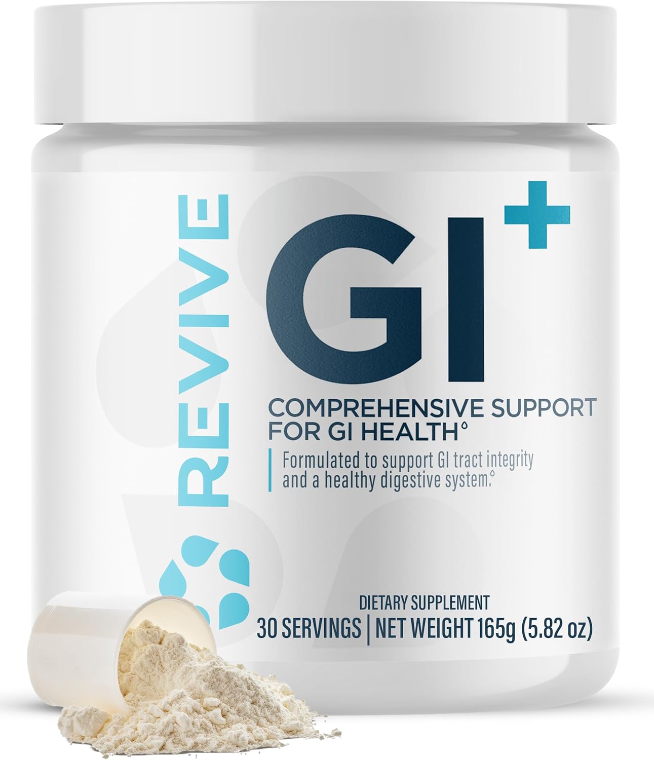 Revive MD Digestive Health Supplement, GI Plus (30 Servings) - Supports Gut Health for Women & Men - Promotes Regularity & Bowel Function - Gut Health Supplements Powder for Gut Lining - Gluten-Free