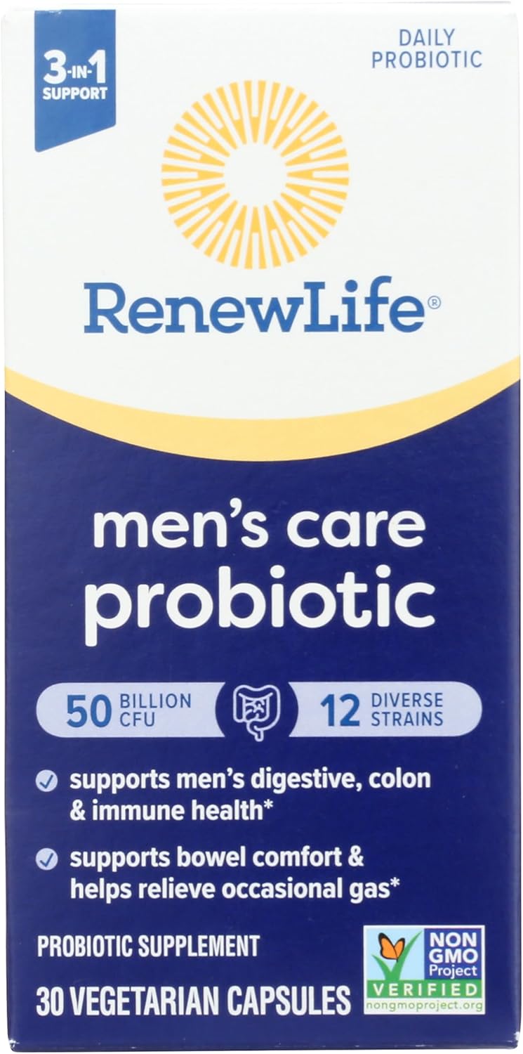 Renew Life Men's Care Probiotic 50B, 30 Ct
